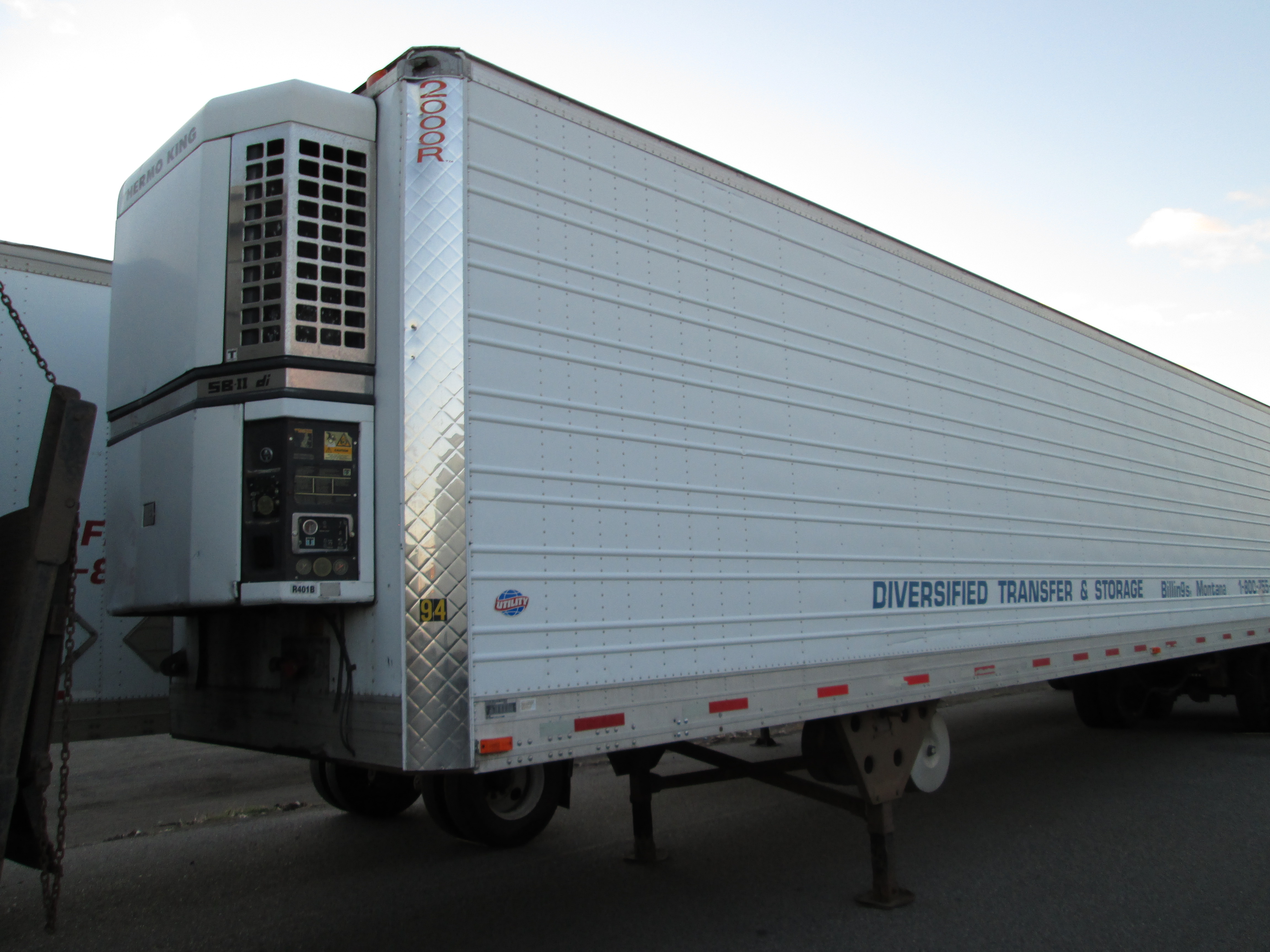 1996 UTILITY 48' REEFER TRAILER Diversified Truck Leasing